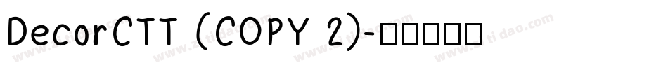 DecorCTT (COPY 2)字体转换